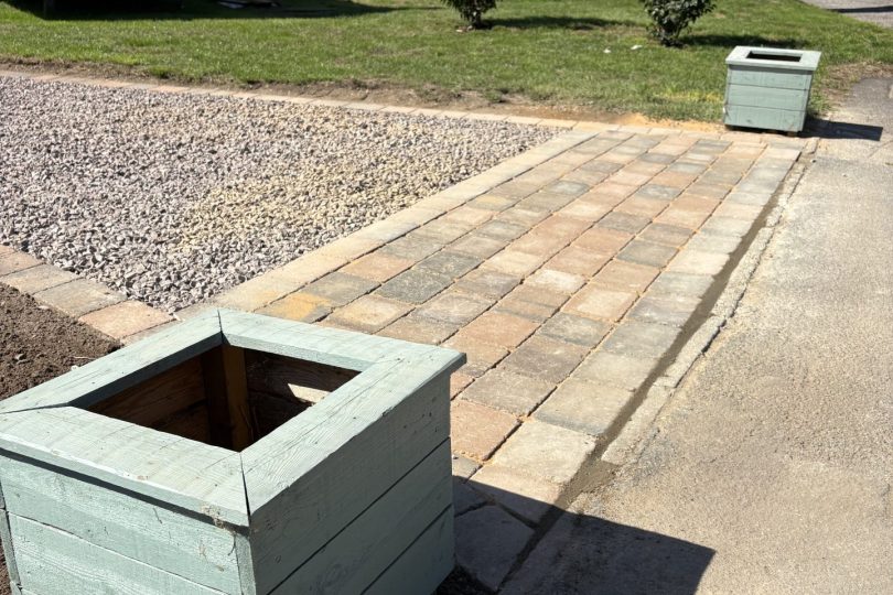 Gravel Driveway Transformation with Block Paved Border & Apron
